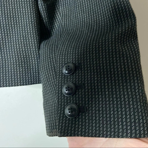 Blazer Stitch 3 Button Petite Size 4 Jacket Sweater SOPU74D0 SIGRID OLSEN - Picture 5 of 11